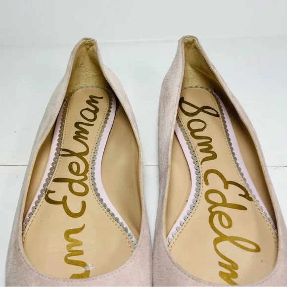 Sam Edelman Rae Women’s Ballet Flats Size 8M Pointed Toe Pink Suede. - Picture 7 of 12